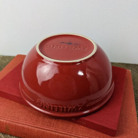Cherry Red Zwilling bowl cereal prep - Picture 4 of 5